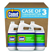 Comet Disinfecting-Sanitizing Bathroom Cleaner, One Gallon Bottle, 3/Carton (22570CT)