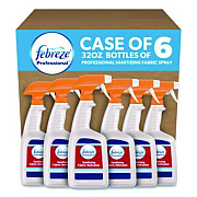 Febreze Professional Sanitizing Fabric Refresher, Light Scent, 32 oz Spray Bottle, 6/Carton (07309)