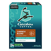 Caribou Coffee Caribou Blend Coffee K-Cups, 24/Box (6992)