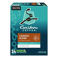 Caribou Coffee Caribou Blend Coffee K-Cups, 24/Box (6992)