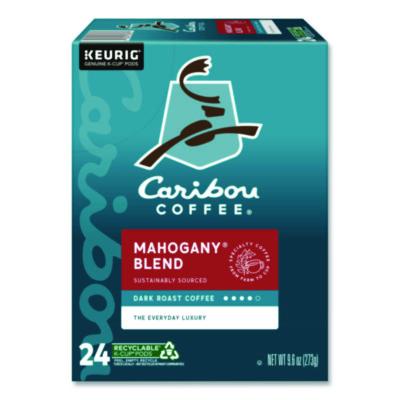 Caribou Coffee Mahogany Coffee K-Cups, 24/ Box (6990)
