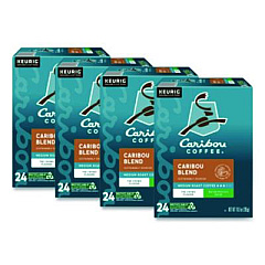 Caribou Coffee Caribou Blend Decaf Coffee K-Cups, 96/Carton (6995CT)