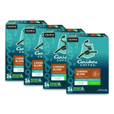 Caribou Coffee Caribou Blend Decaf Coffee K-Cups, 96/Carton (6995CT)