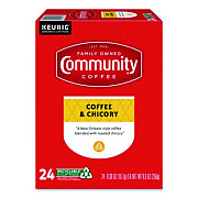 Community Coffee Coffee and Chicory K-Cups, 24/Box (6414CC)