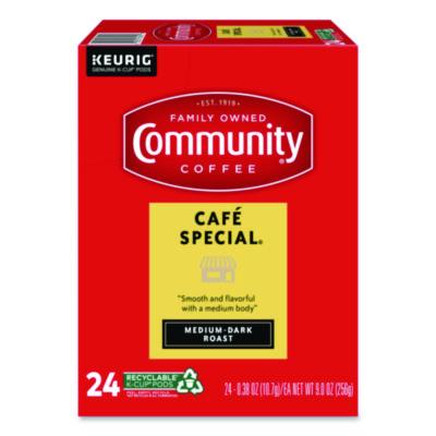 Community Coffee Cafe Special K-Cups, 24/Box (6405CC)