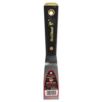 Red Devil Putty Knife, 1 1/2" Wide, Steel, Stiff (4203)