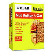 A.M. RXBAR Gluten-Free Honey Cinnamon Peanut Butter Protein Bar, 1.9 oz Bar, 12/Box (KEE00533)