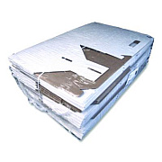 SCT Carryout Barn Boxes, Large Corugated, 12 x 18 x 9, White/Kraft, 25/Carton (2763)