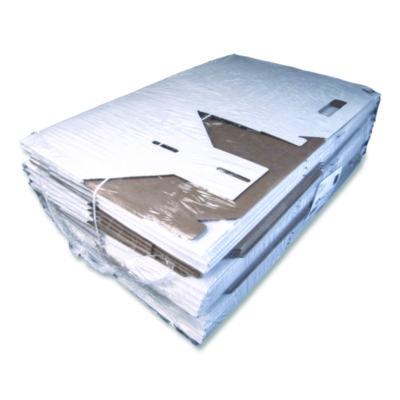 SCT Carryout Barn Boxes, Large Corugated, 12 x 18 x 9, White/Kraft, 25/Carton (2763)