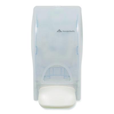 Georgia Pacific Professional Soap Dispenser for 1,200 mL Bag-in-Box Refill, 4.6 x 5.6 x 10.7, Translucent White (53087)