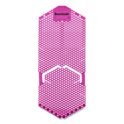 Boardwalk Vertical Urinal Screen, Spiced Apple Scent, Red, 5.22 oz, 6/Carton (VERUSRD)