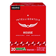 Intelligentsia House Blend Coffee K-Cups, Light Roast, 20/Box (0153)