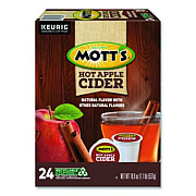 Mott's Hot Apple Cider K-Cup Pods, 1 oz K-Cup Pod, 24/Box (8604)