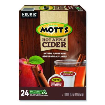 Mott's Hot Apple Cider K-Cup Pods, 1 oz K-Cup Pod, 24/Box (8604)
