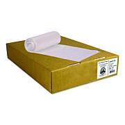 Heritage Eco Blend Max Can Liners, 23 gal, 0.8 mil, 28" x 45", Clear, 25 Bags/Roll, 10 Rolls/Carton (L5645TCER1)
