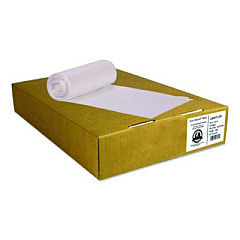 Heritage Eco Blend Max Can Liners, 23 gal, 0.8 mil, 28" x 45", Clear, 25 Bags/Roll, 10 Rolls/Carton (L5645TCER1)