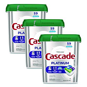 Cascade ActionPacs, Fresh Scent, 31.8 oz, 59 Pacs/Tub, 3 Tubs/Carton (15534CT)