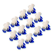PIP Seamless Knit Cotton/Polyester Gloves, EN388: 2011, Large, Natural/Blue, 12 Pairs (39C122L)