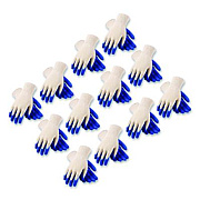 PIP Seamless Knit Cotton/Polyester Gloves, EN388: 2011, X-Large, Natural/Blue, 12 Pairs (39C122XL)