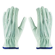 PIP Top-Grain Leather Drivers Gloves with Shoulder-Split Cowhide Leather Back, Gunn Cut, Keystone Thumb, Large, Gray, Pair (68161SBL)
