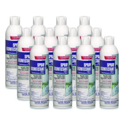 Chase Products Champion Sprayon Spray Disinfectant, 16.5 oz Aerosol Spray, 12/Carton (5157)