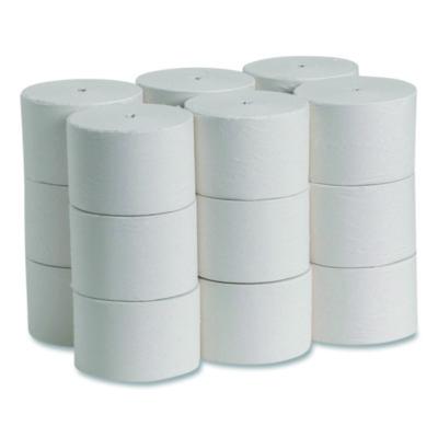 Georgia Pacific Professional Compact Coreless One-Ply Bath Tissue, Septic Safe, White, 3,000 Sheets/Roll, 18 Rolls/Carton (19374)
