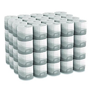 Georgia Pacific Professional Pacific Blue Basic Bathroom Tissue, Septic Safe, 1-Ply, White, 1,210 Sheets/Roll, 80 Rolls/Carton (1458001)