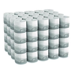 Georgia Pacific Professional Pacific Blue Basic Bathroom Tissue, Septic Safe, 1-Ply, White, 1,210 Sheets/Roll, 80 Rolls/Carton (1458001)