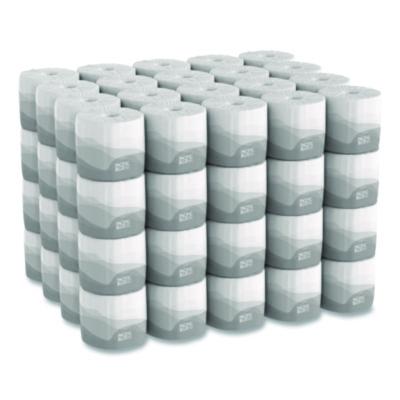 Georgia Pacific Professional Pacific Blue Basic Bathroom Tissue, Septic Safe, 1-Ply, White, 1,210 Sheets/Roll, 80 Rolls/Carton (1458001)