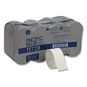 Georgia Pacific Professional Pacific Blue Ultra Coreless Toilet Paper, Septic Safe, 2-Ply, White, 1,700 Sheets/Roll, 24 Rolls/Carton (11728)