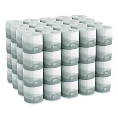 Georgia Pacific Professional Pacific Blue Basic Embossed Bathroom Tissue, Septic Safe, 2-Ply, White, 550 Sheets/Roll, 80 Rolls/Carton (19885)