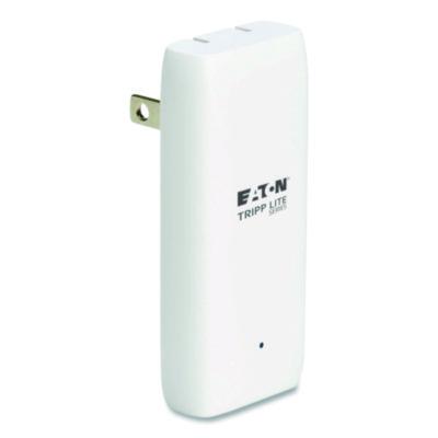 Tripp Lite by Eaton Flat One-Port USB-C Wall Charger with GaN Technology, White (U280WF120C1G)