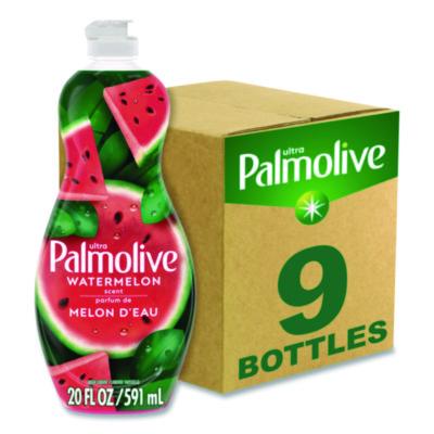 Ultra Palmolive Dishwashing Liquid, Watermelon Scent, 20 oz Bottle, 9/Carton (61047428)