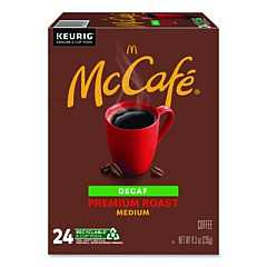 McCafe Premium Roast Decaf K-Cup, 24/BX (7467)
