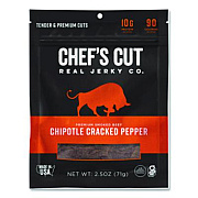 Chef's Cut Real Steak Jerky, Chipolte Cracked Pepper, 2.5 oz Bag (CCR00501)