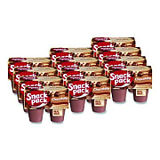 Snack Pack Pudding Cups, Chocolate, 3.5 oz Cup, 48/Carton (HUN55418)