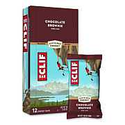 CLIF Bar Energy Bar, Chocolate Brownie, 2.4 oz Bar, 12 Bars/Box (CCC50180)