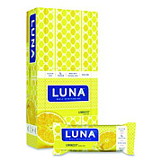 LUNA Bar Whole Nutrition Bar, Lemon Zest, 1.69 oz Bar, 15 Bars/Box (CCC210004)