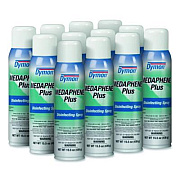 Dymon Medaphene Plus Disinfectant Spray, 15.5 oz Aerosol Spray, 12/Carton (35720)