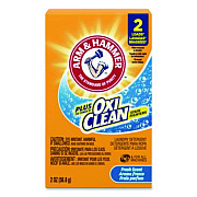 Arm & Hammer Plus the Power of OxiClean Powder Detergent, 2 oz Box, 156/Carton (5703760000)