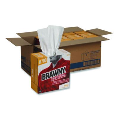 Brawny Professional Medium Weight HEF Shop Towels, 9.1 x 16.5, 100/Box (25070)