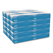 Georgia Pacific Professional Pacific Blue Select Facial Tissue, Flat Box, 2-Ply, White, 100 Sheets/Box, 30 Boxes/Carton (48100)