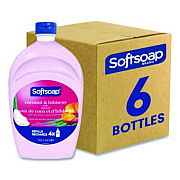 Softsoap Liquid Hand Soap Refills, Coconut and Hibiscus Scent, 50 oz,  6/Carton (US07162A)