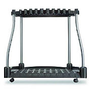 Rubbermaid FastTrack Garage Tool Tower Rack, Plastic, Holds Up to 40 Tools, 38" x 20.5" x 34.4", Black (2140834)