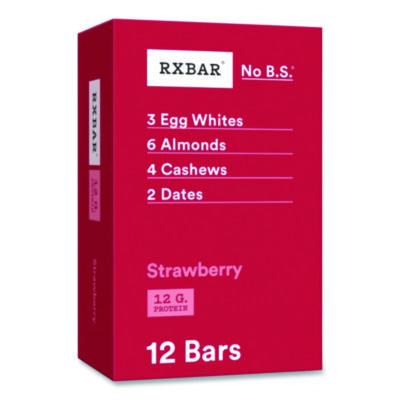 RXBAR Gluten-Free Strawberry Protein Bar, 1.83 oz Bar, 12/Box (KEE00580)