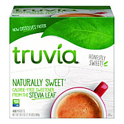 Truvia Natural Sugar Substitute, 0.07 oz Packet, 400/Box (BBD02056)