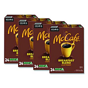 McCafe Breakfast Blend K-Cup, 24/Box, 4 Boxes/Carton (7468CT)
