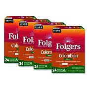 Folgers Colombian Decaf K-Cups, 24/ Box, 4 Boxes/Carton (0570CT)