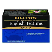Bigelow English Teatime Black Tea, 0.08 oz Tea Bag, 28/Box (RCB003451)