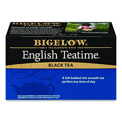 Bigelow English Teatime Black Tea, 0.08 oz Tea Bag, 28/Box (RCB003451)